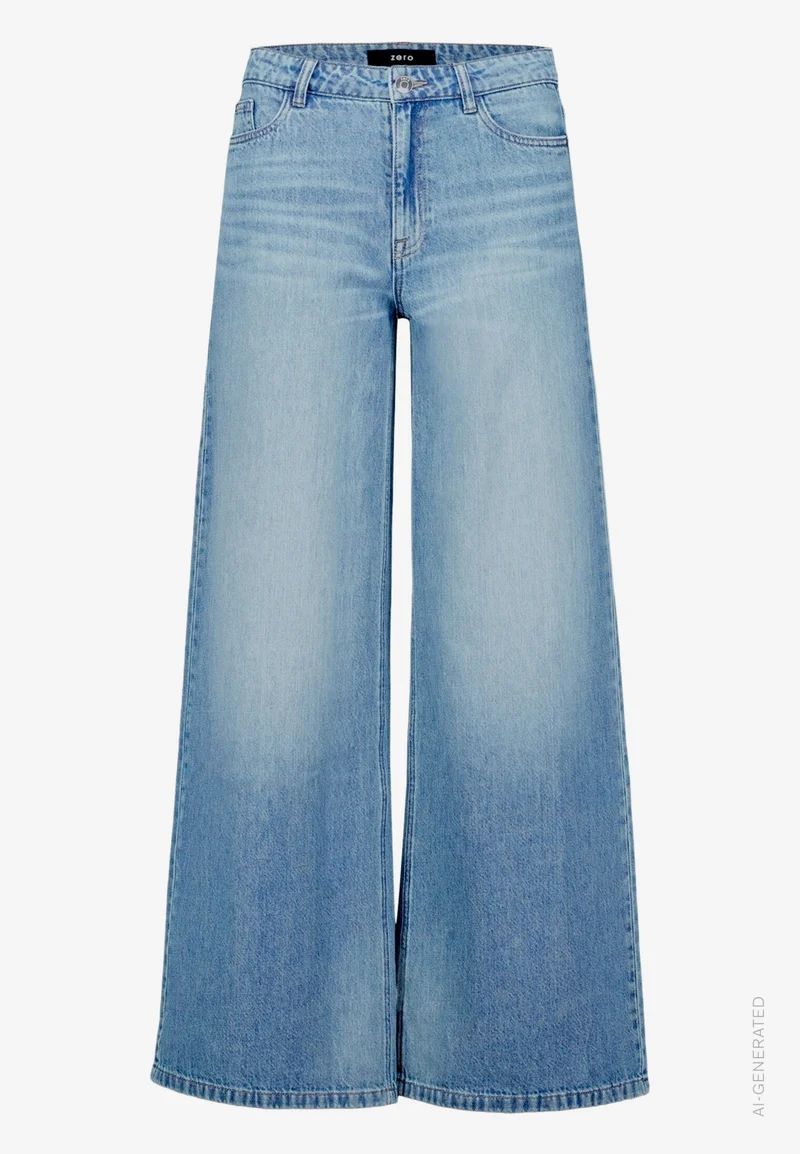 Wide-leg-Jeans im 30 Inch
