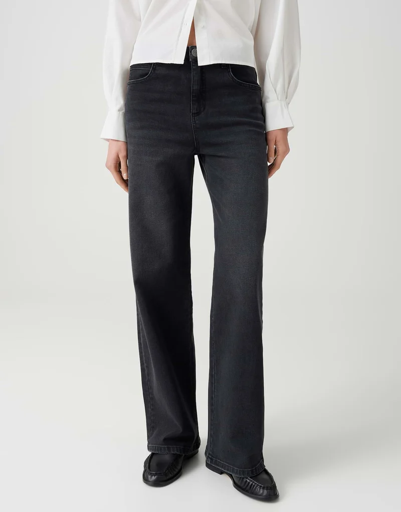 MIVY Wide Leg Jeans mit Stretchanteil
