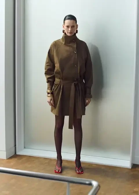 MONA Trenchcoat mit Kimono-Gürtel