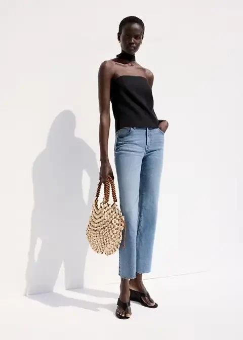 SIENNA Flared-Crop-Jeans