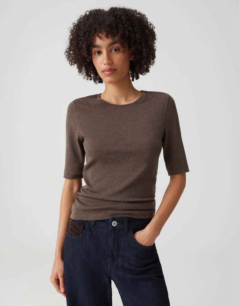 SORELA Jerseyshirt mit Mélange