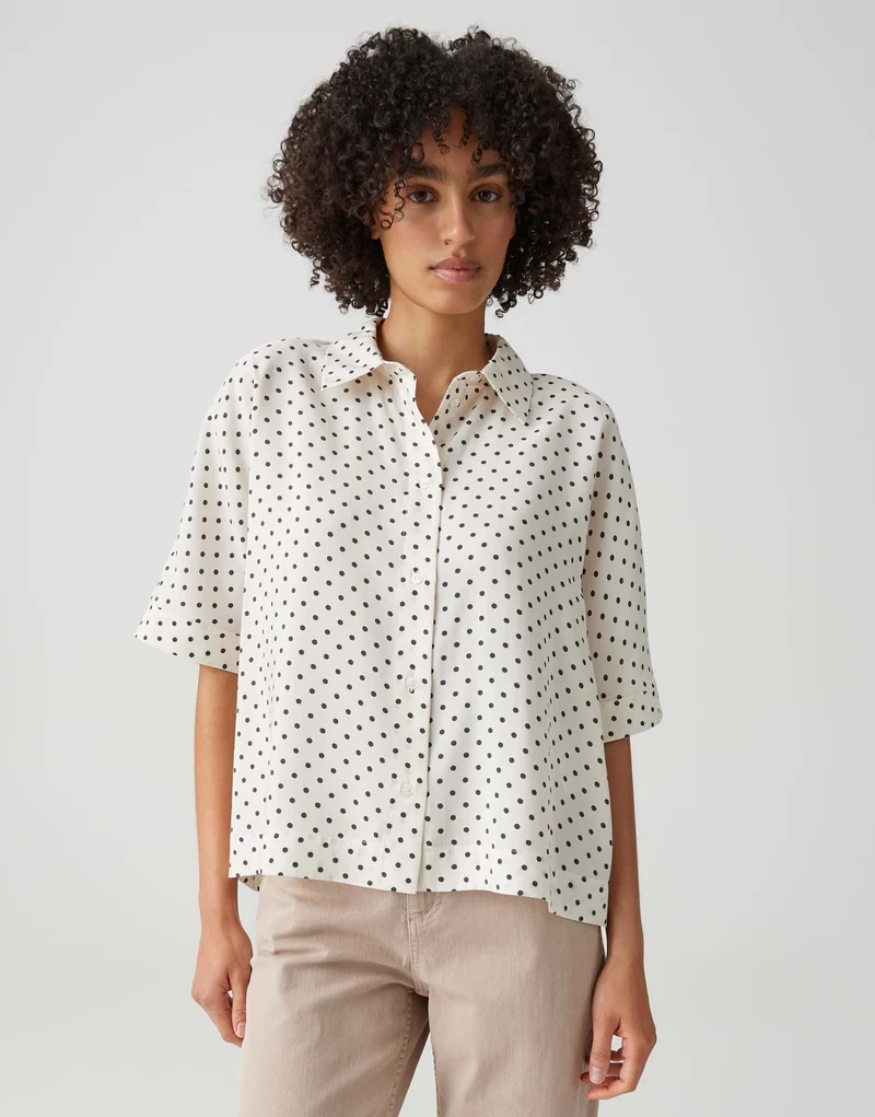FARISE Hemdbluse im Polka Dot Design
