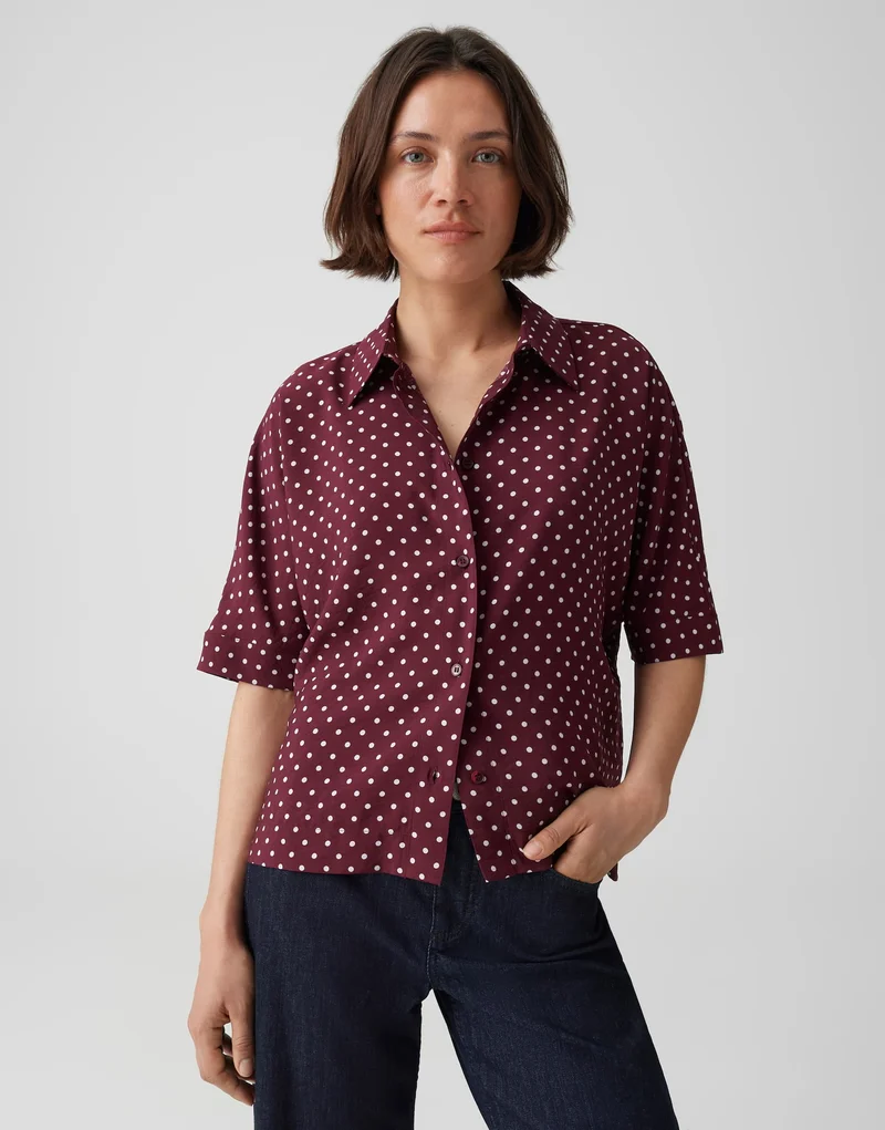 FARISE Hemdbluse im Polka Dot Design