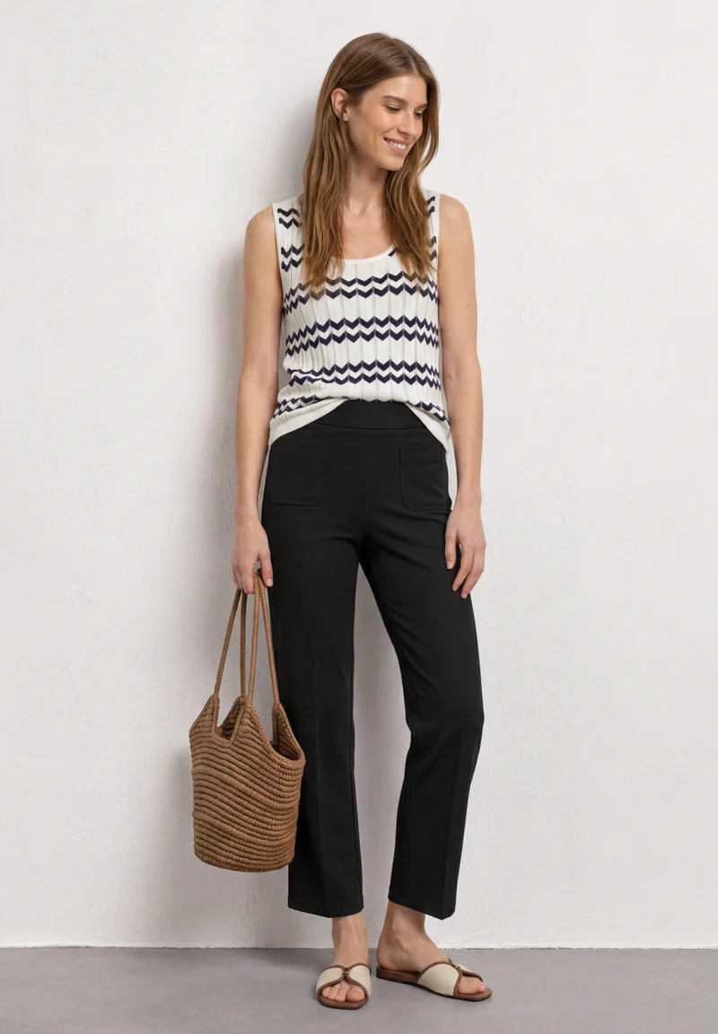 AMALIA High Waist Straight Leg Hose