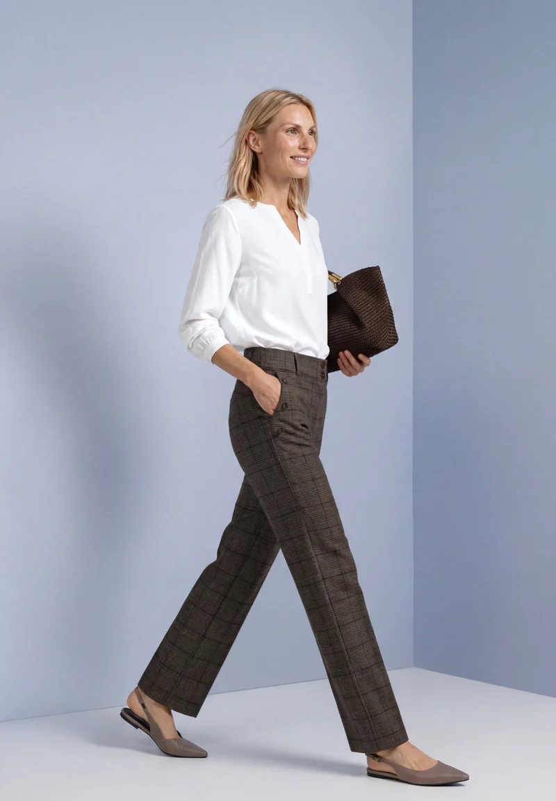 AMALIA High Waist Straight Leg Hose