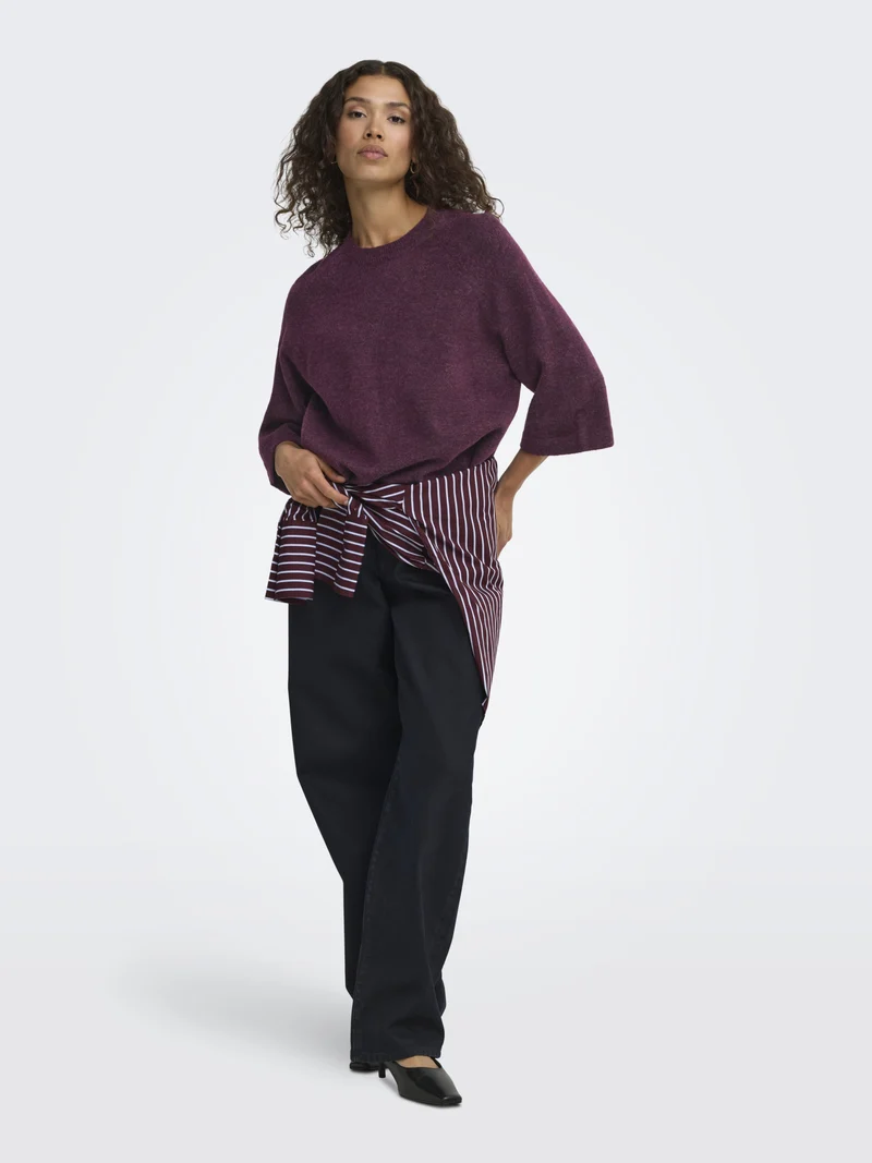 ONLSIMONI Strickpullover mit Fledermausärmeln