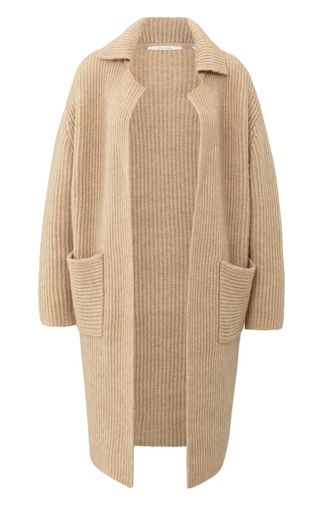 Langer Cardigan aus Strick