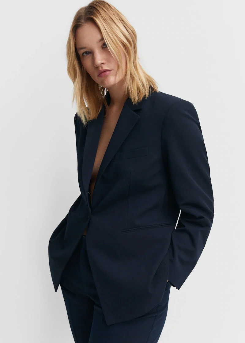 Taillierter Anzug-Blazer