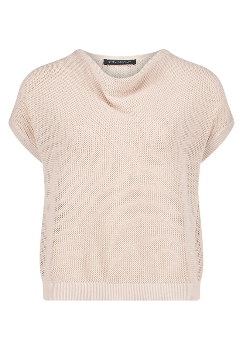 Lochstrick-Pullover