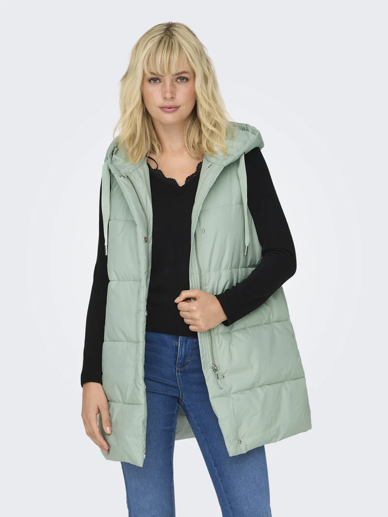 Einfarbige Weste