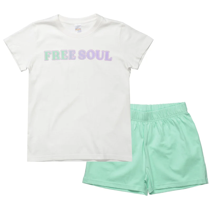 Shorty Pyjama mit Print