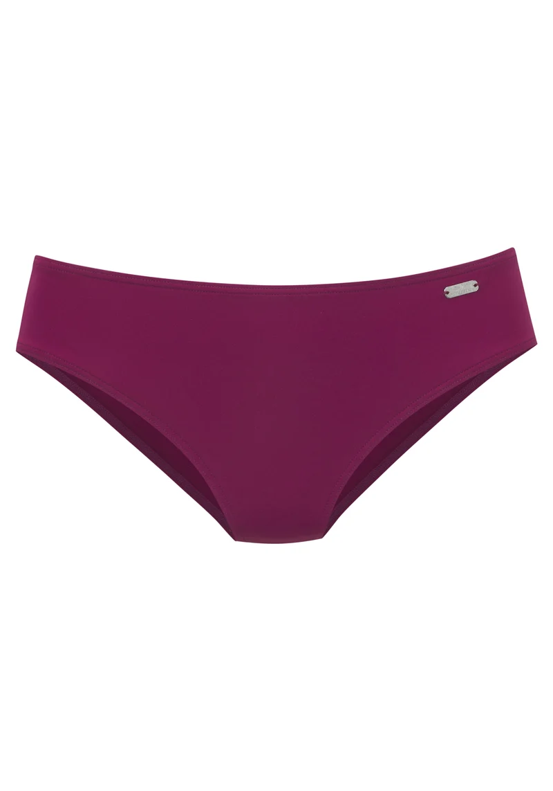 Bikinihose Cadu in unifarbenem Design