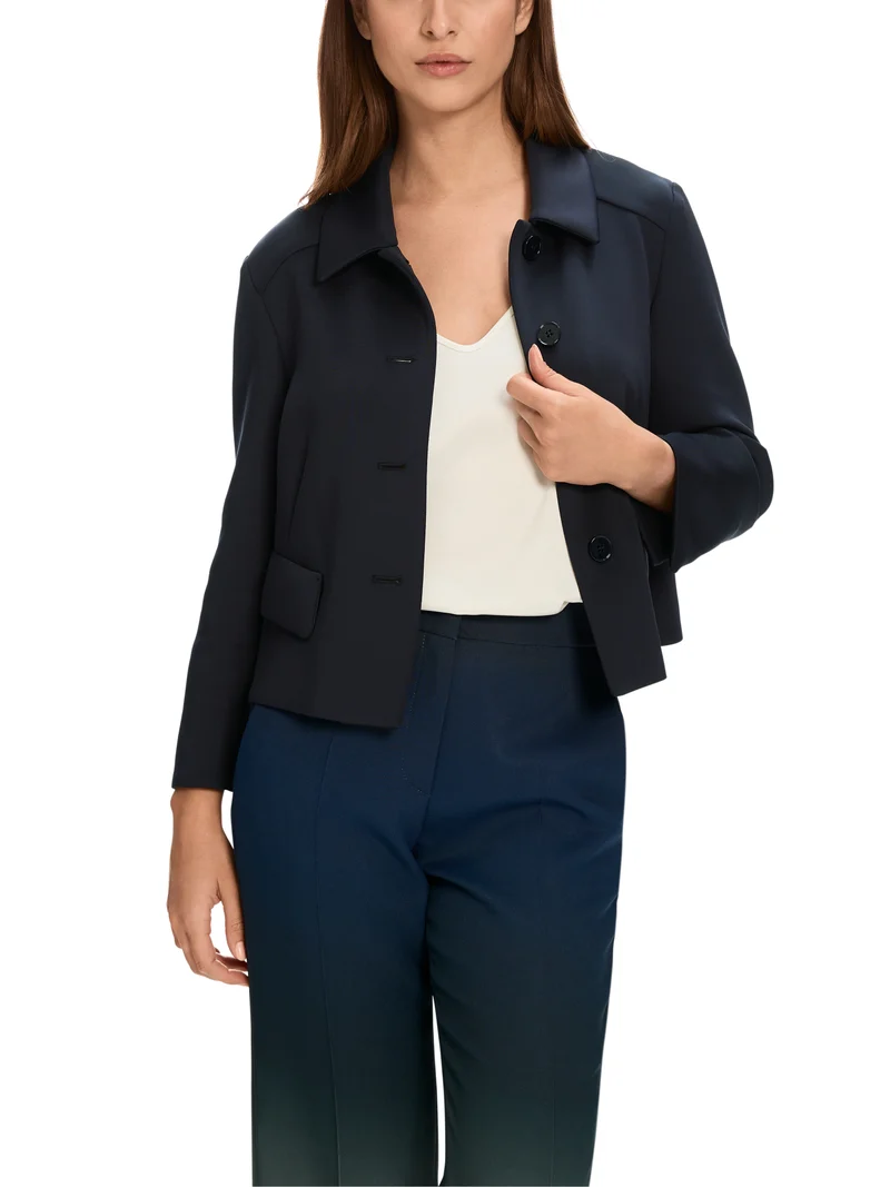 Jacke aus Scuba-Jersey