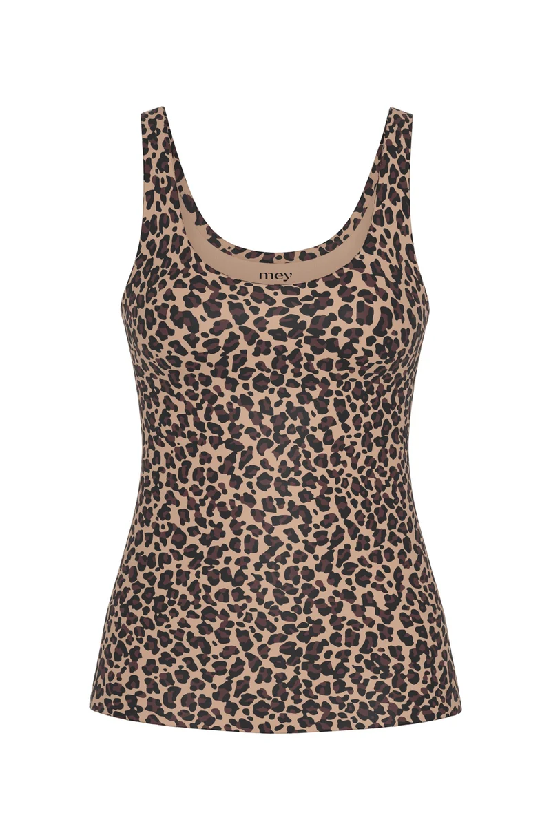 Top Simply Better Invisible mit Leo-Print