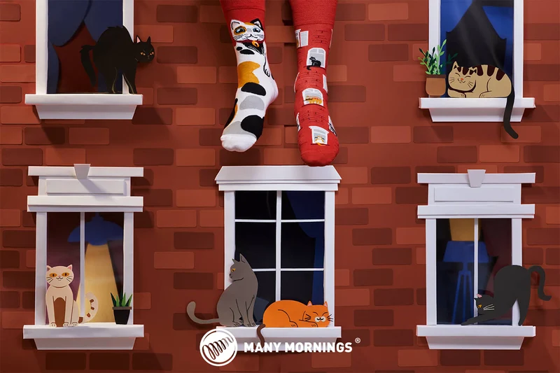 Socken "City Cat"