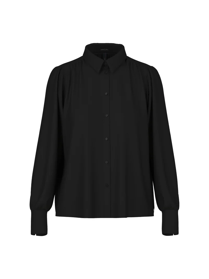 Hemdbluse mit Kimono-Ärmel