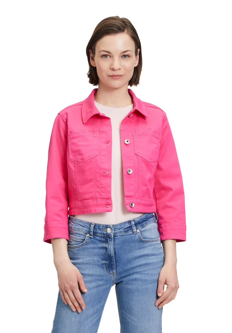 Jeansjacke mit 3/4-Arm