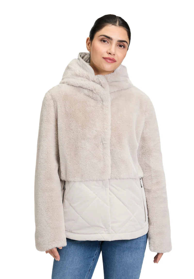 Plüschjacke