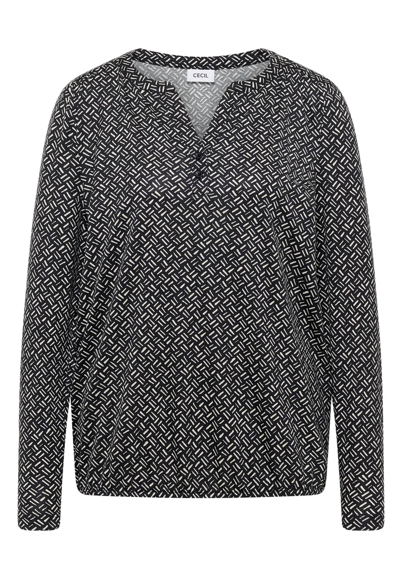 Gemustertes Tunika-Shirt