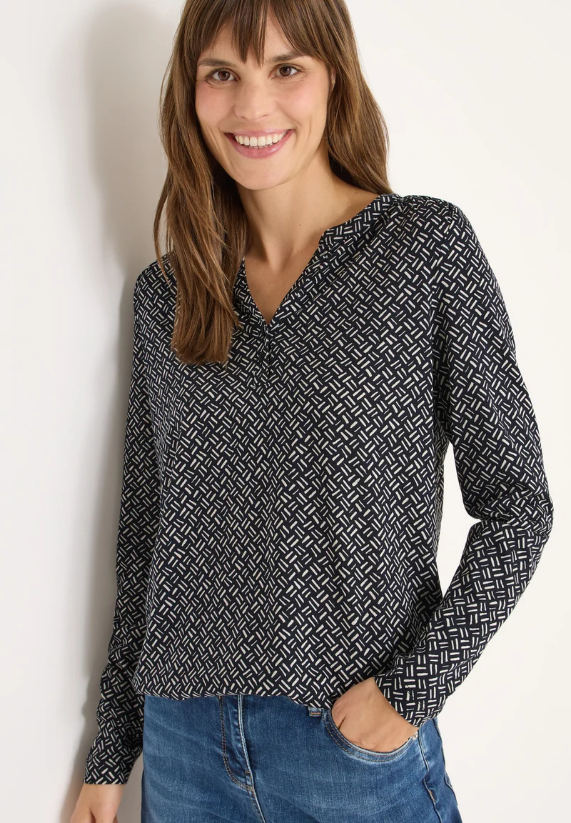 Gemustertes Tunika-Shirt