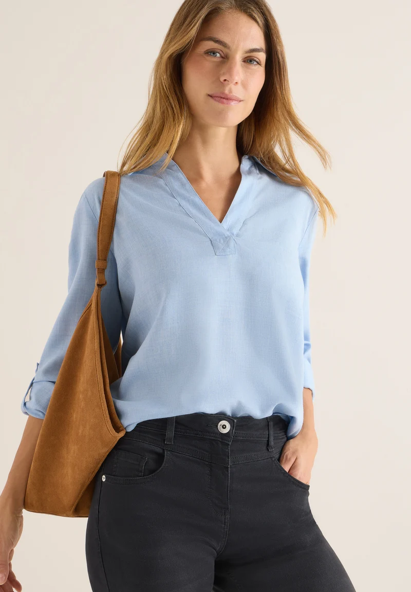 Melange Bluse