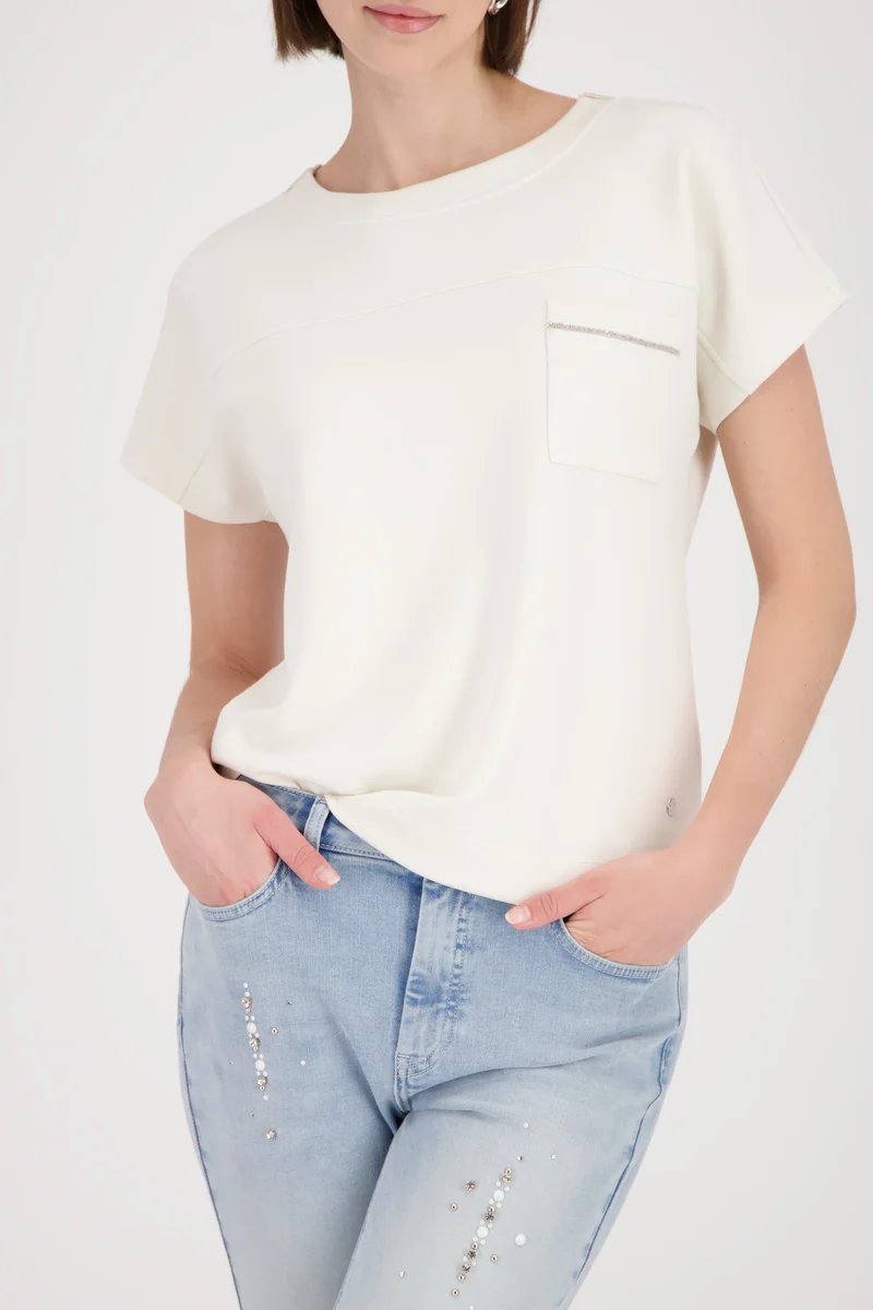 Sweatshirt mit Brusttasche