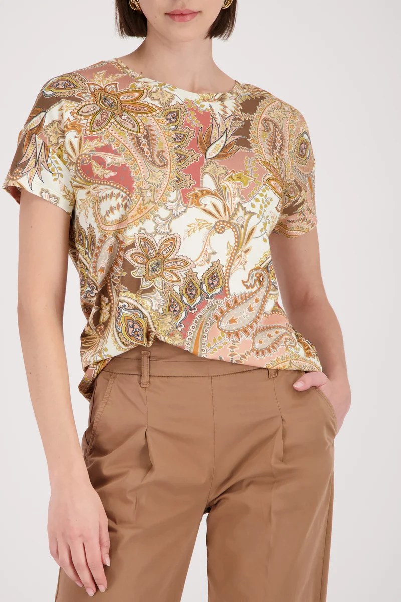 T-Shirt mit Paisleymuster