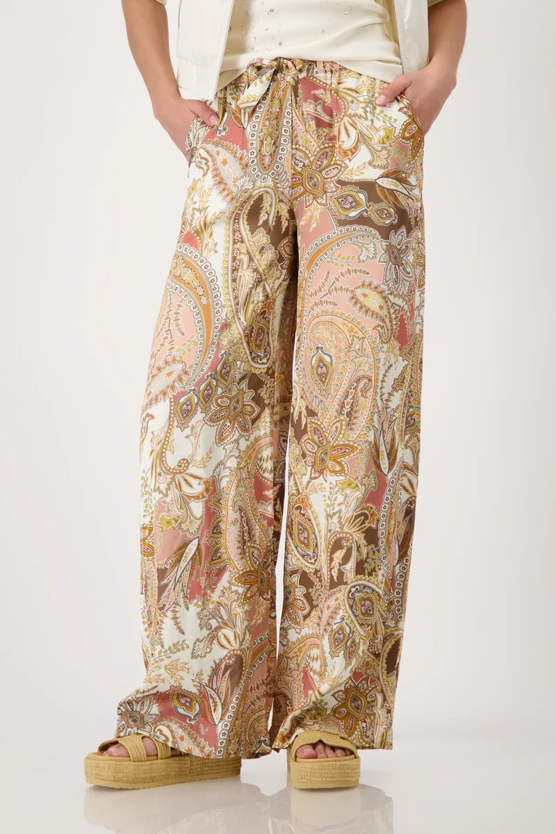 Palazzo-Hose mit Paisleymuster