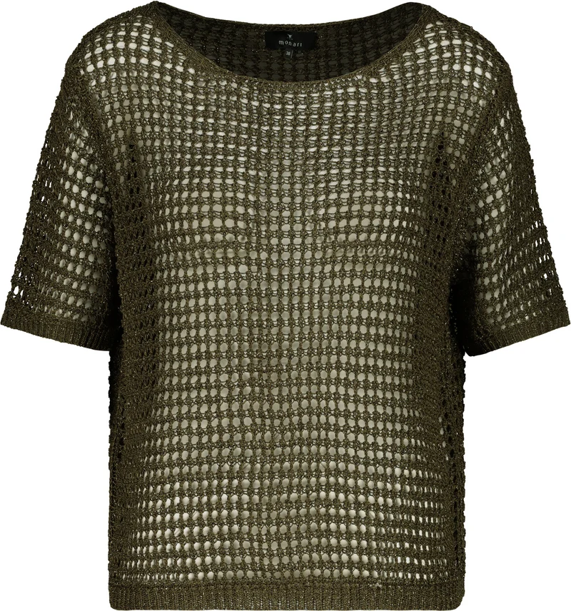 Strickpullover mir Ajour-Struktur