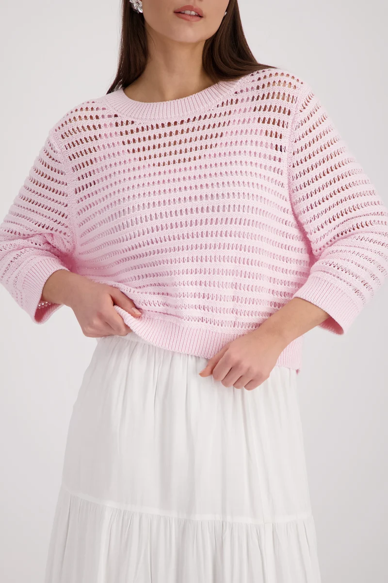 Ajour-Strickpullover