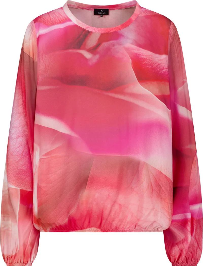 Bluse mit Allover-Muster