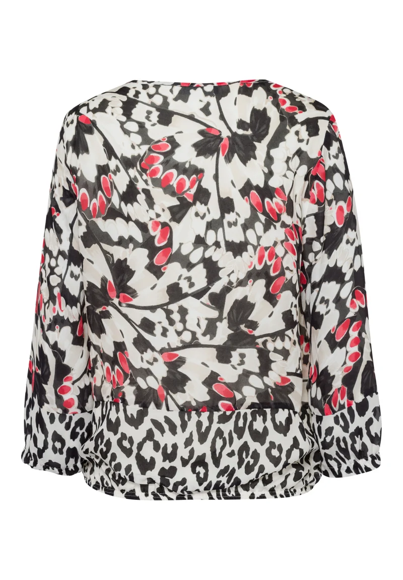 Bluse mit Rundhalsausschnitt