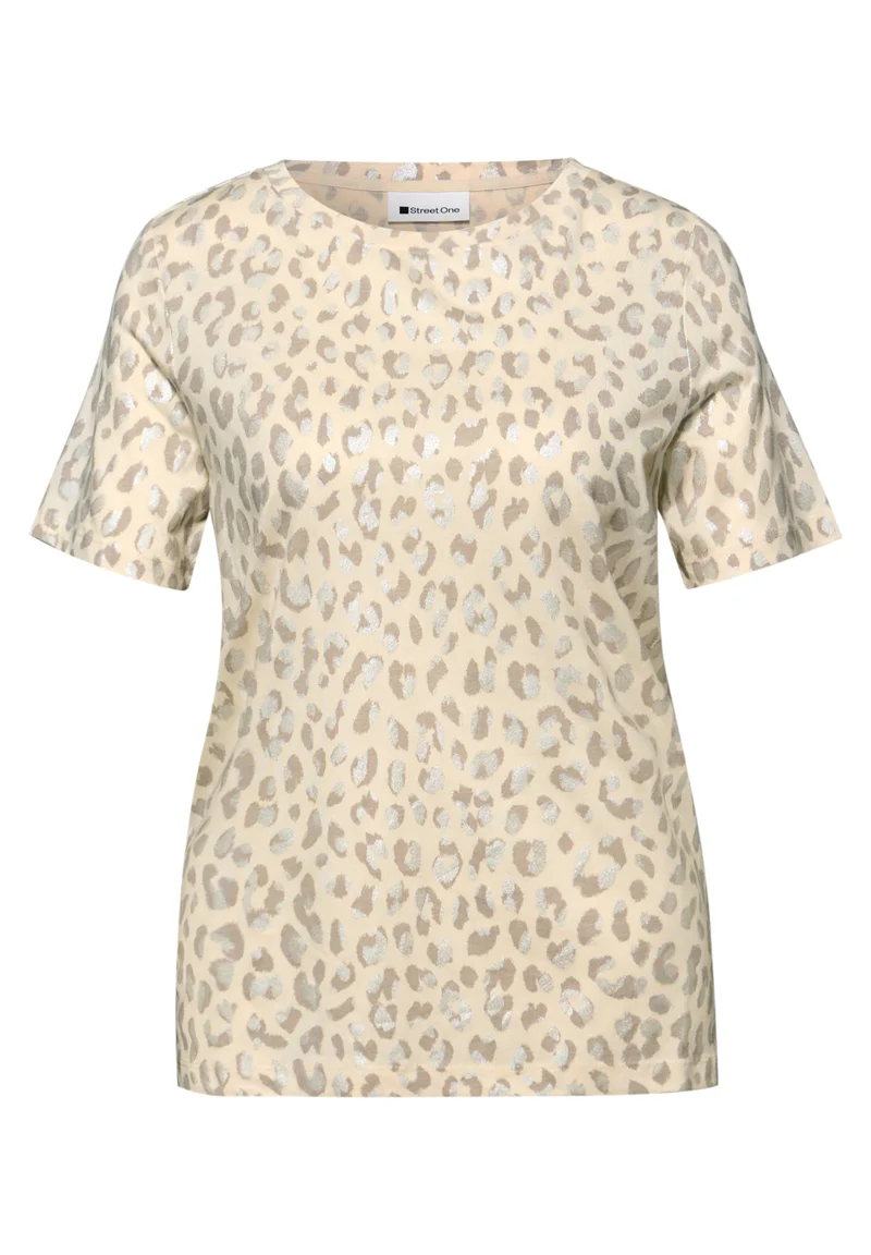 Leo-Shirt mit Foliendetails
