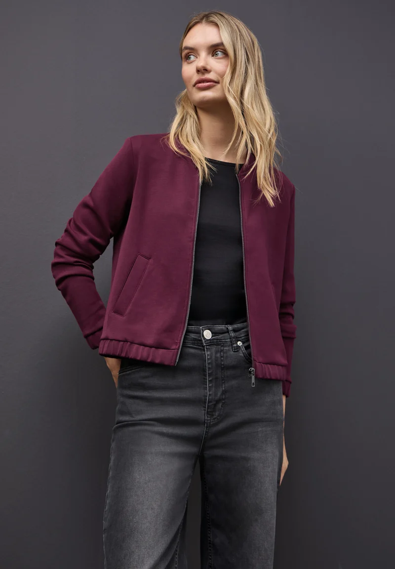 Silk-Look Jacke