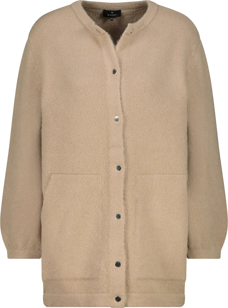 Lange Strickjacke