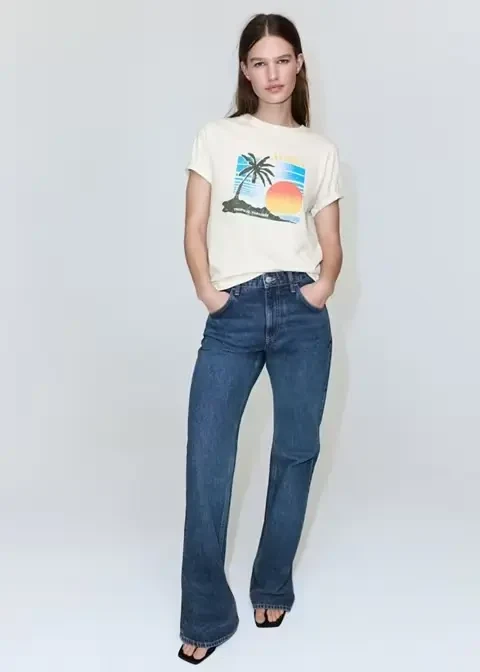 ILUSTRA T-Shirt mit Frontprint