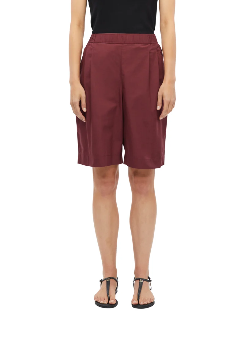 Bermudahose aus Popeline