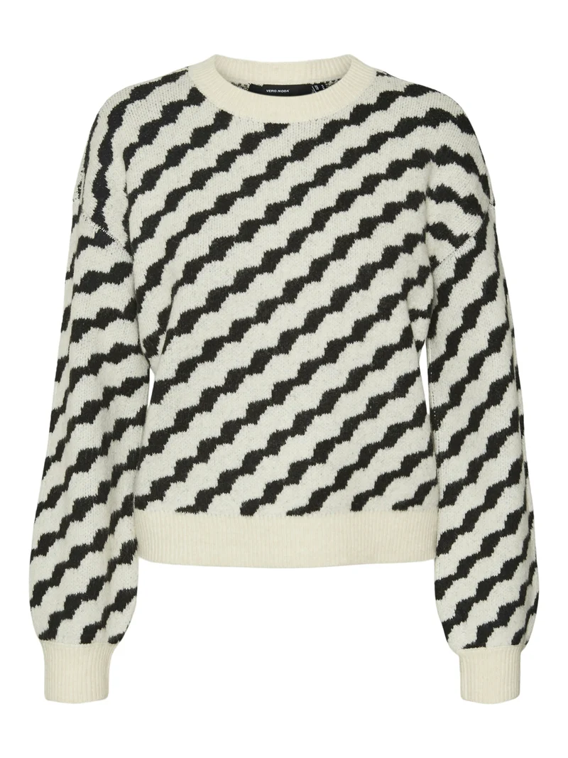 Pullover mit Rundhals-Ausschnitt