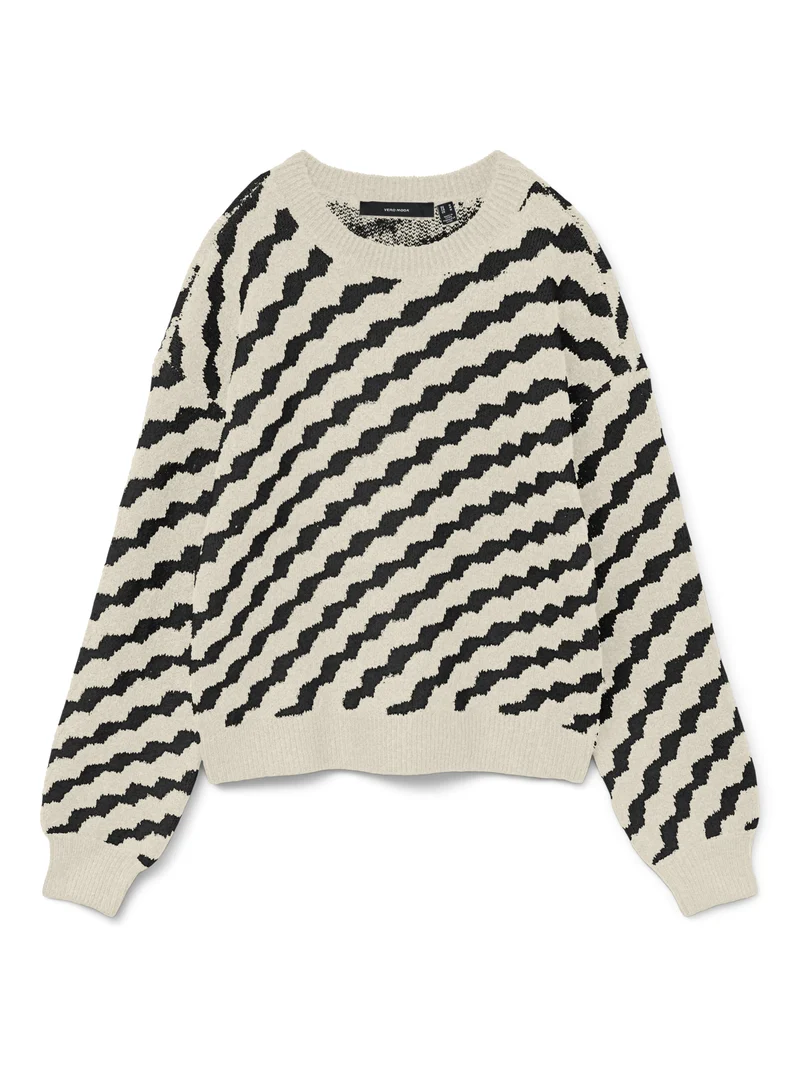 Pullover mit Rundhals-Ausschnitt