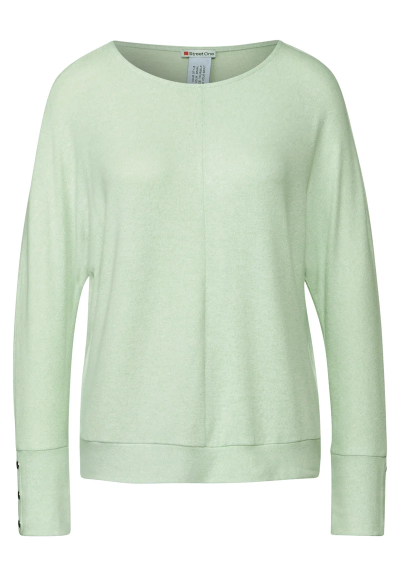 Shirt mit breiten Bündchen