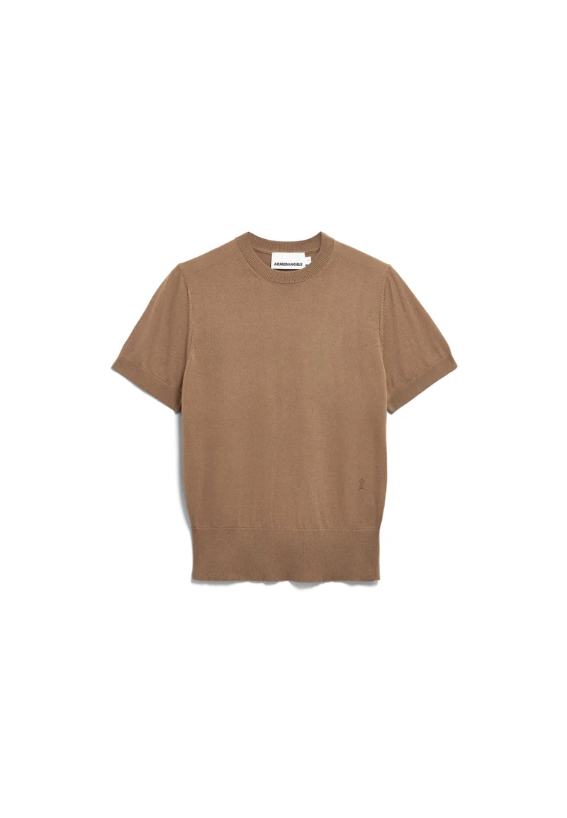 KURZÄRMLIGER STRICKPULLOVER