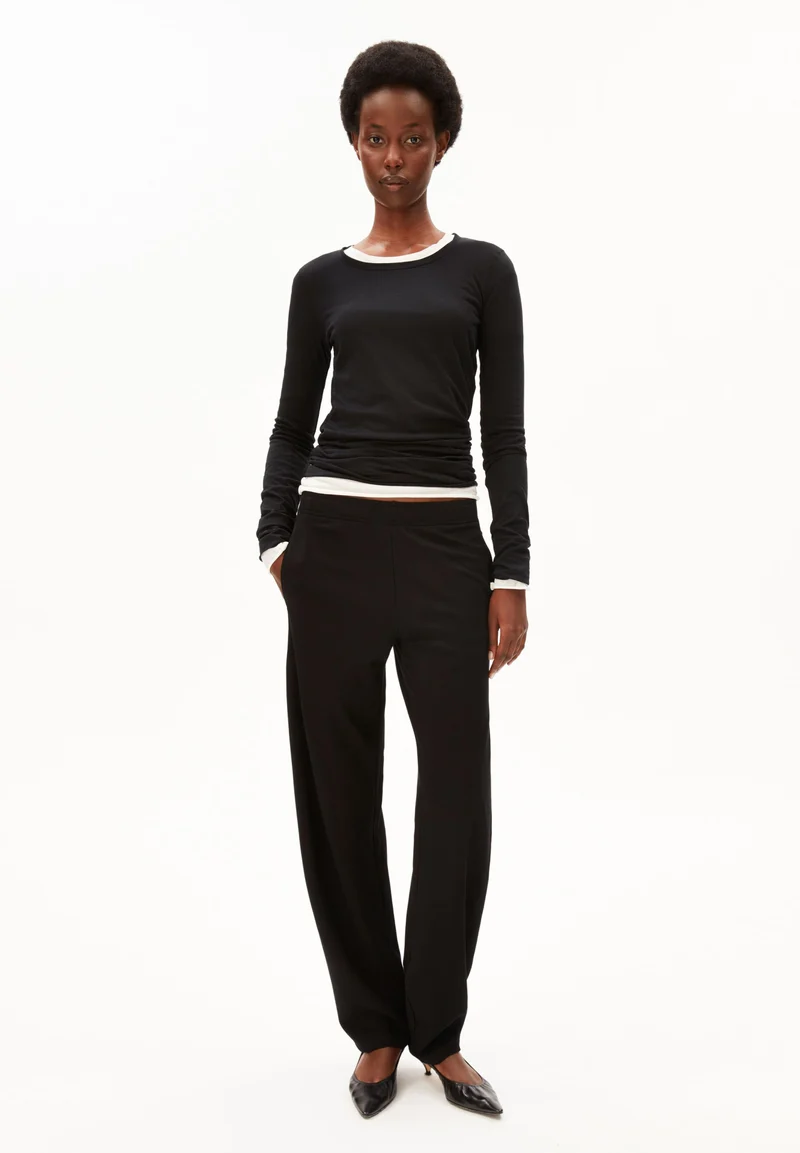 BASIC JERSEY BARREL PANT