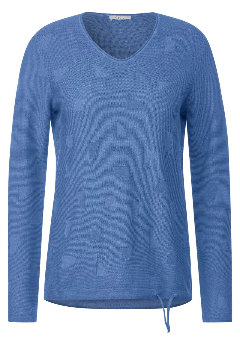 Struktur Strickpullover