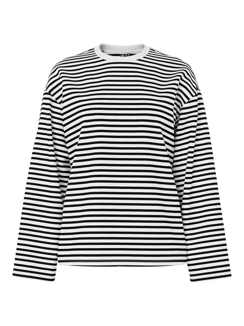 PCSADIE Langarmshirt mit Streifen