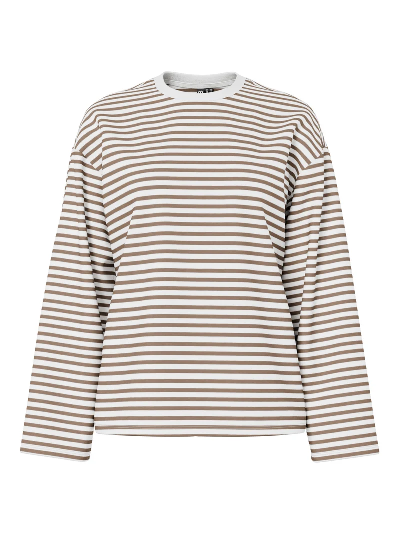 PCSADIE Langarmshirt mit Streifen