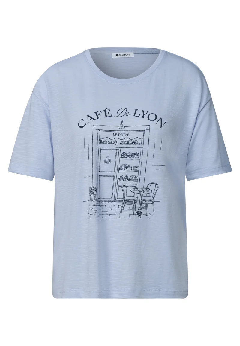 Jerseyshirt mit Frontprint