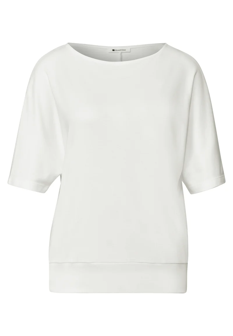 Basic Shirt mit Boat Neck