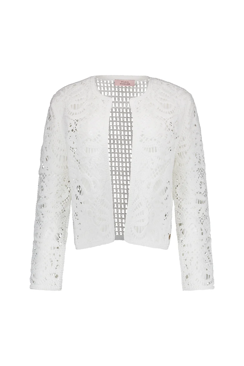 Annyka Häkel-Strickjacke