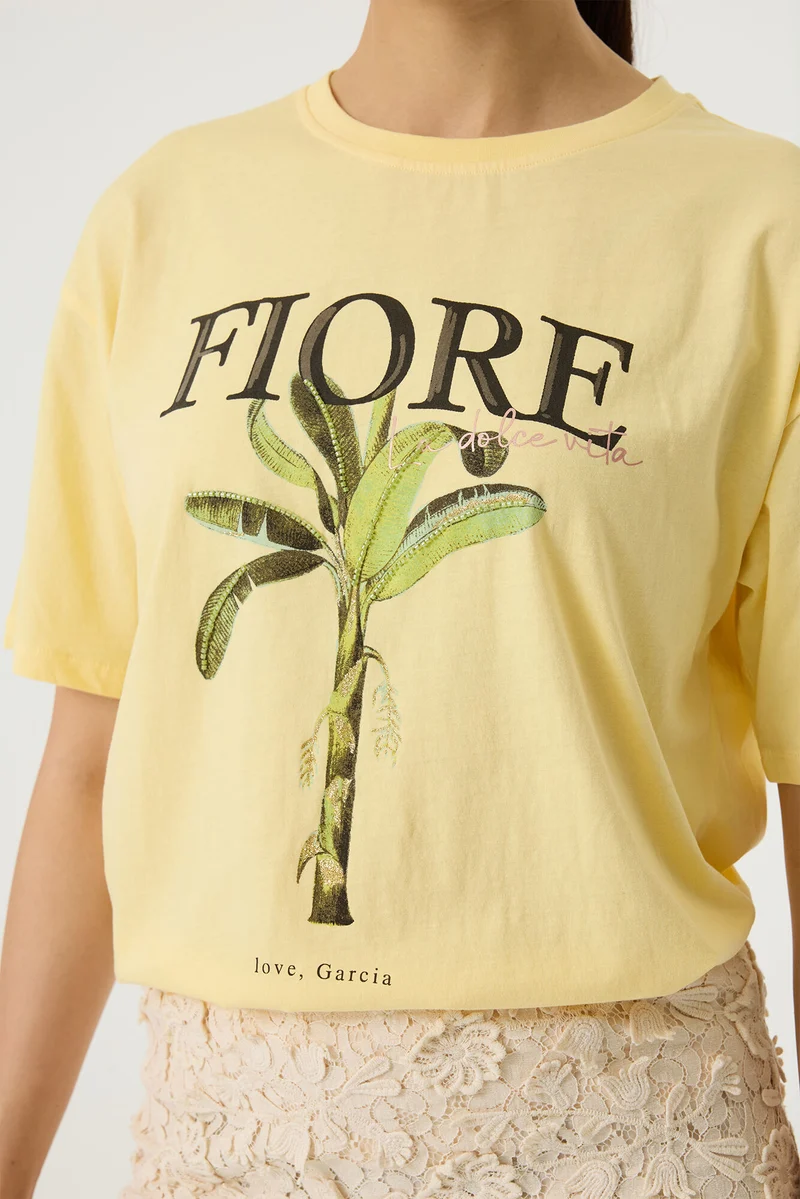 T-Shirt mit Brustdruck
