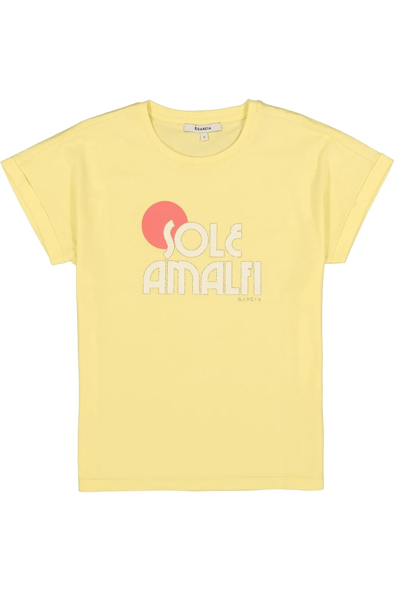 T-Shirt mit Textdruck